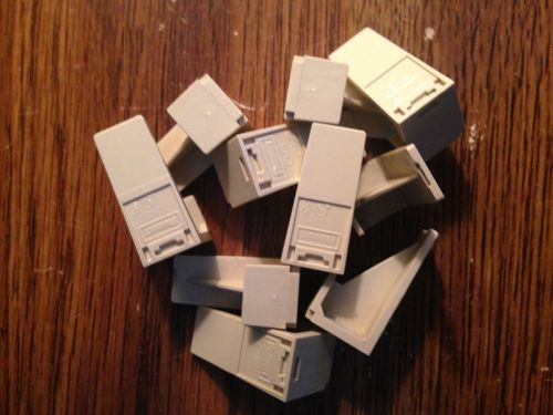 Panduit CMBEI-X MINI COM Blank Inserts - Electric Ivory - 10 Pack