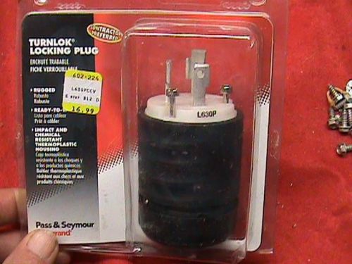 Pass &amp; seymore turnlok locking plug l630-pccv3 30 amp  250vac for sale