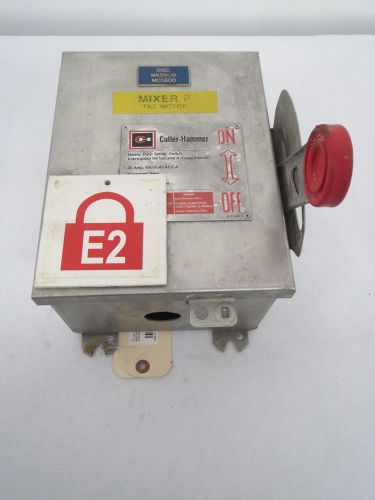 Cutler hammer 4hd361nf 30a amp 600v 3p non-fusible disconnect switch b386254 for sale
