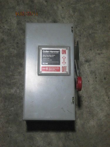 Eaton Cutler-Hammer Heavy Duty Safety Switch Part # DH361NGK