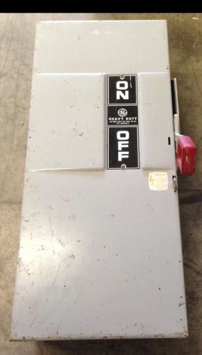 GE 60 Amp 600 Volt Fusible Disconnect Switch TH3362