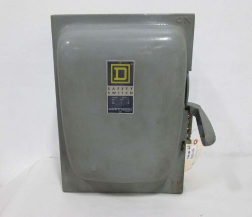 SQUARE D HU462 NON-FUSIBLE 60A AMP 600V-AC 4P DISCONNECT SWITCH D336137