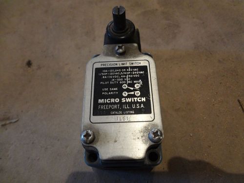 Micro switch 1ls1 precision limit switch w/o handle for sale