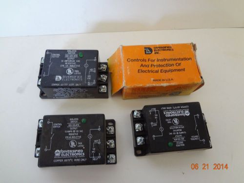 diversified electronics isolated switch lot of 4