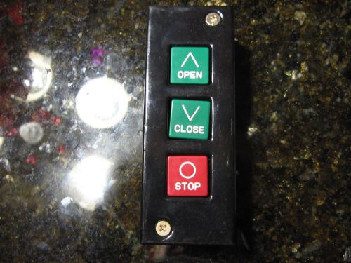 Mmtc (pbs-3) three button contact open-close-stop momentary garage door control for sale