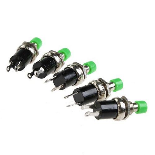 5 X Green Momentary On Off Push Button Micro Switch NEW