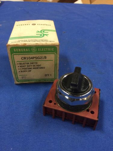 Ge cr104psg21b 2-position non-illuminated knob selector switch maintained for sale