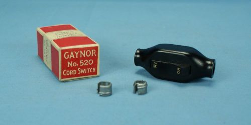 Antique gaynor bakelite cord switch no. 520 with original box  bridgeport conn for sale