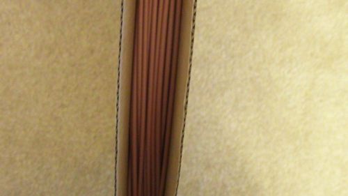 Brown 3/32&#034; inch polyolefin heat shrink tubing 656 foot spool 2:1 shrink ratio for sale