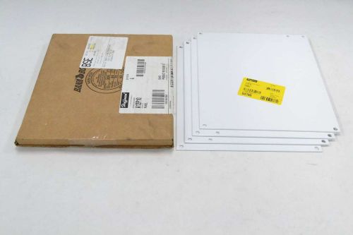 LOT 4 HOFFMAN A12P10 J BOX ELECTRICAL 10-3/4X8-7/8IN BACK PANEL PLATE B350135