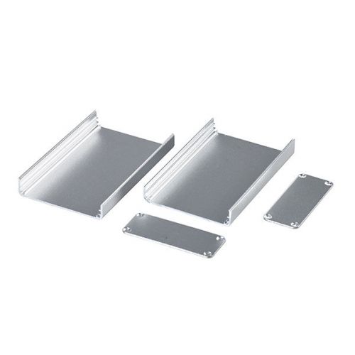 Black/silver aluminum box enclousure case project electronic diy 80*50*20mm hot for sale