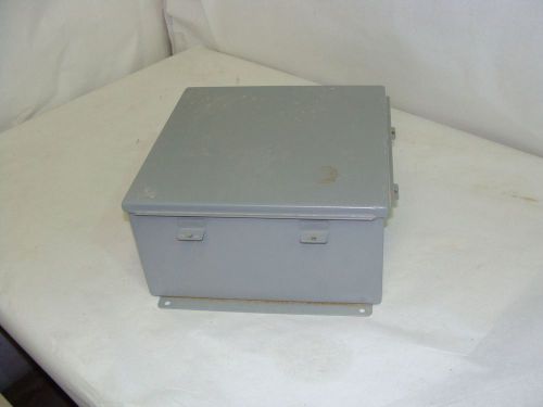 Hubbell bn4121206ch enclosure 12 x 12 x 6 inch box used missing locking bracket for sale