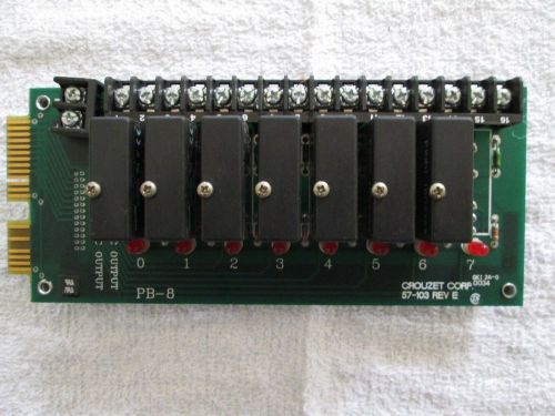 McQuay Air Cooled Chiller Relay Card made by Crouzet 57-103 REV E