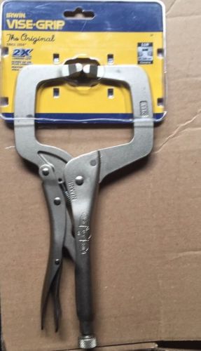 Irwin vise grip 11r 11&#034; c-clamp locking pliers new for sale