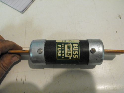 Buss NON 125 One Time Fuse, 250v or less