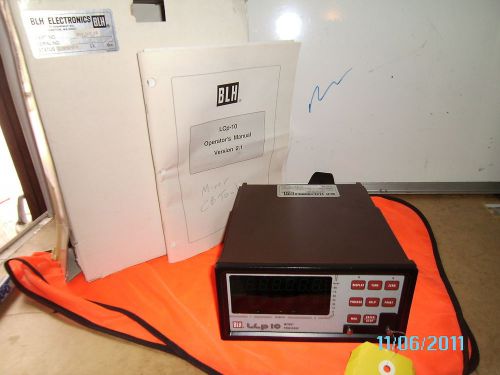 BLH ELECTRIC LCP 10 WEIGHT PROCESSOR P#BLH LCP 10 VR2.2D  STATUS1-1-3-1  1026