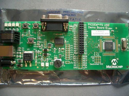 Microchip PICDEM FS USB Demo Board, PIC18F4550