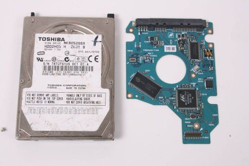 TOSHIBA MK8052GSX 80GB 2.5 SATA HARD DRIVE / PCB (CIRCUIT BOARD) ONLY FOR DATA