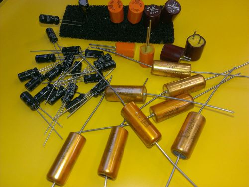 [36 pcs] roederstein vintage bipolar electrolytic aluminum capacitors 4 values for sale