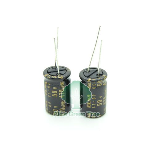 4105) 2pcs elna rbd 470uf/50v 16*25mm pitch:2mm for audio electrolytic capacitor for sale