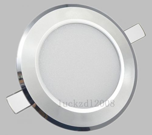 2pcs new ultrathin 6w white 2835 smd led recessed ceiling panel down lights bulb for sale