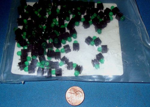 APPRX 400PC LOT GREEN PC MOUNT LED CHICAGO MINIATURE PN 5381A17