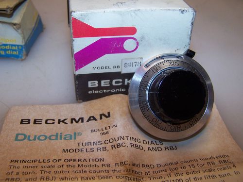 NEW BECKMAN 958 DUODIAL TURNS COUNTING DIAL MODEL RB