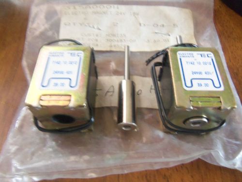 New electro aimants 7142.10.0212 electro magnet 24v 18w 315a000h lot of 2 for sale