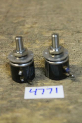 LOT OF 2 SPECTROL RELIANCE PRECISION POTENTIOMETER 534 (4771)