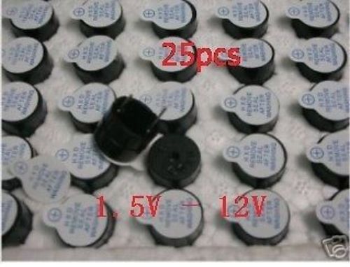 25pcs,tone alarm ringer active buzzer 1.5v - 12v ,12b ling for sale