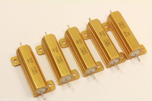 4X- 50W 1k/1 Ohm Screw Tap Mounted Aluminum Housed Wirewound Resistors(16AT) #6