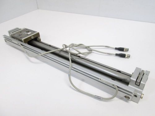 SMC MXY12-250 Pneumatic Slide Table, 12mm Bore, 250mm Stroke, 2x Switches