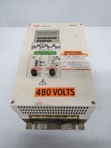 Abb ach501-015-4-00p2 variable torque 15hp 50-500hz 18.9a 21a ac drive b310988 for sale