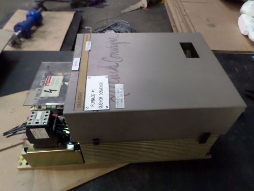 SIEMENS A1-106-150-501A MICROPROCESSOR DC DRIVE, SN: 1489KNBN0203, USED