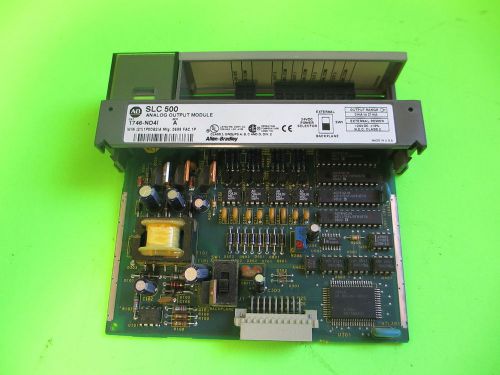 Allen bradley slc500 #1746-no41 analog output module series a for sale