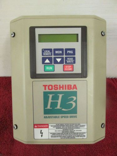 TOSHIBA VT130H3U4055 TRANSISTOR INVERTER H3 5HP. REMOVED FROM WORKING MACHINE