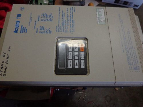 Westinghouse ct4071 accutrol 110 7.5hp ac vfd drive for sale
