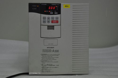 MITSUBISHI FR-A520-7.5K INVERTER 7.5KW &amp; FR-DU04 CONTROL PANEL POWER ON TESTED