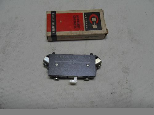 (m6-2) 1 new cutler hammer c320-ka2 aux contact block for sale