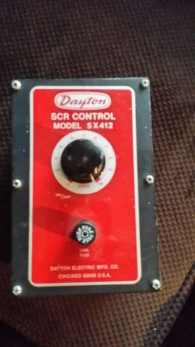 Dayton DC  SCR Motor Control 90v Model  5X412