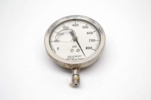 Ashcroft duralife glycerin 0-800psi 4 in 1/4 in npt pressure gauge b441334 for sale