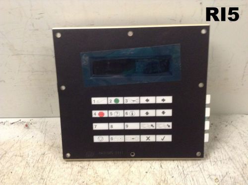 VIP Intergrated Display/Keyboard Systems Oper. Interface Panel 03901-A2-A20-07