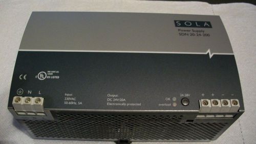 Sola Power supply SDN-20-24-200 Used.