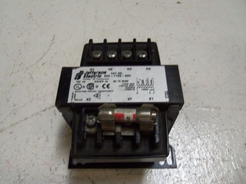 JEFFERSON ELECTRIC 636-1145-600 INDUSTRIAL CONTROL TRANSFORMER *USED*