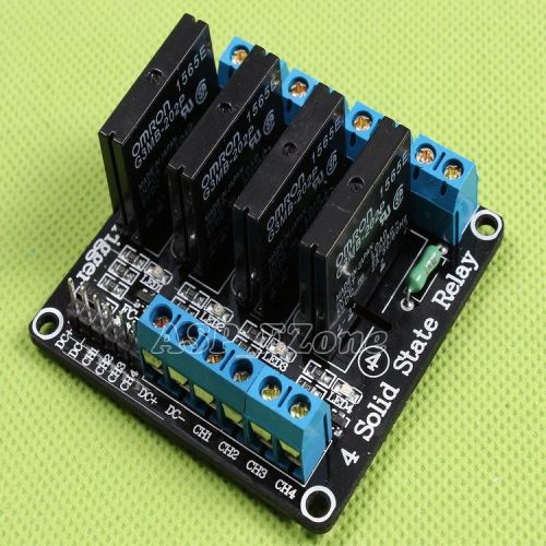 5V 4 Channel SSR Solid-State Relay High Level Trigger Professional 240V 2A