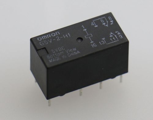 Omron electronic components, g5v-2-h1 5dc, relay, pcb, dpco, 5vdc for sale