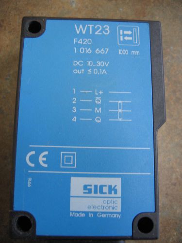 Sick wt23-f420 photoelectric sensor 1 016 667   1000mm for sale