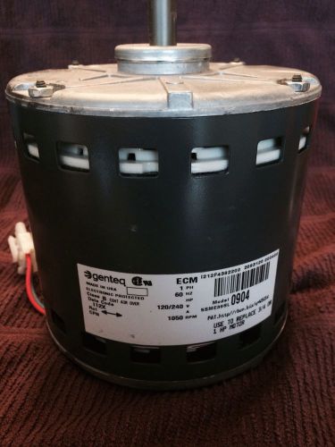 Genteq ecm 1050rpm 120v 240v electric blower motor fits 3/4hp 1hp trane york for sale