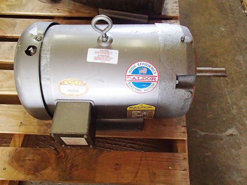 BALDOR 7-1/2 HP MOTOR 3450 RPM, 208-230/460 VOLT, FRAME 213JM, 3 PHASE (USED)