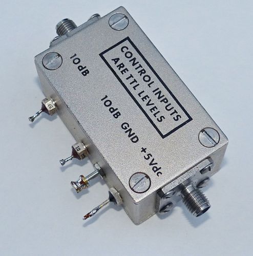 1-1000 mhz programmable 20 db (10 db steps) ttl controlled attenuator sma tested for sale